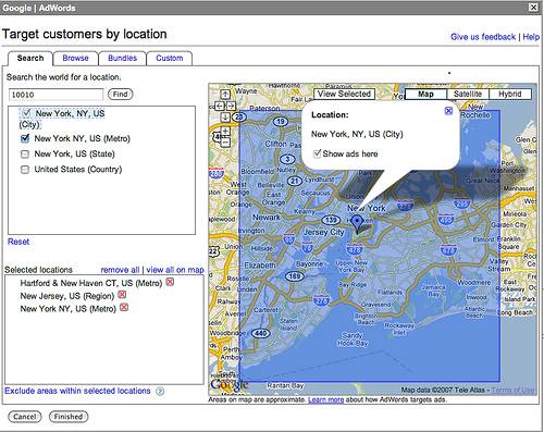 Google AdWords Target Customers By Location Feature Gets Improved
