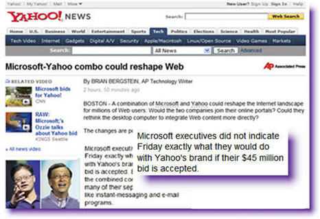 Yahoo! News: Microsofts Bid $45 Million!