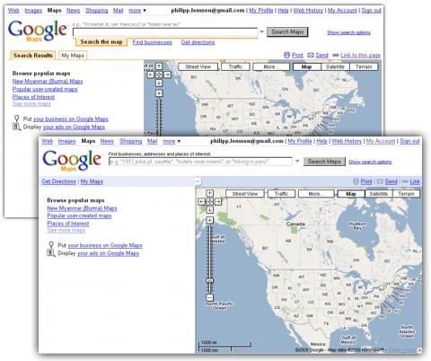 Google Maps getting a Facelift