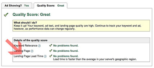 Google AdWords Adds Landing Page Load Time as a factor for Quality Score