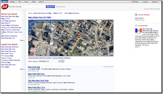 Smart Answers (Web Search)