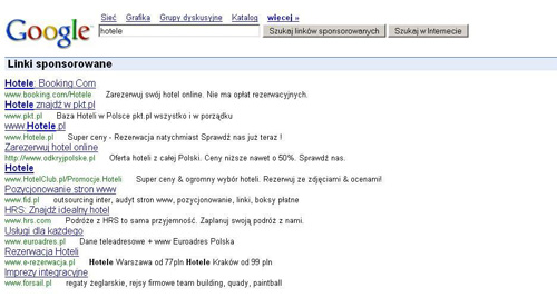 redesigned AdWords Sponsored Links