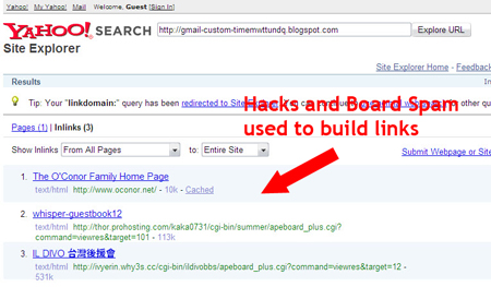 Gmail Hit by 302 Hijack