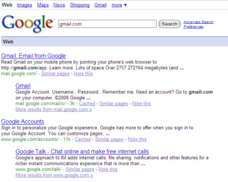 Gmail Hit by 302 Hijack