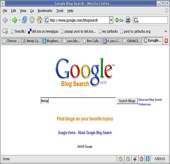 Google Blog Search