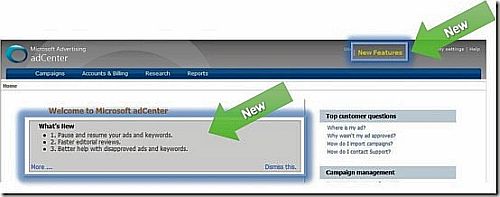 Microsoft AdCenter Updated With Features