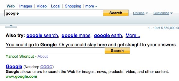 Yahoo! Says: You Could Go To Google! But For Straight Answers, Stay Here! pt 7a Yahoo! Says: You Could Go To Google! But For Straight Answers, Stay Here!