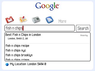 Google Voice Search and My Location For Blackberry