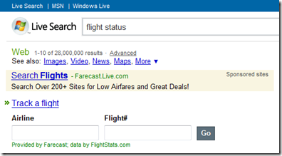 Live Search