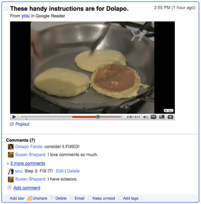 Google Reader Adds