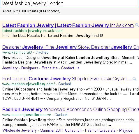 fashion jewelry