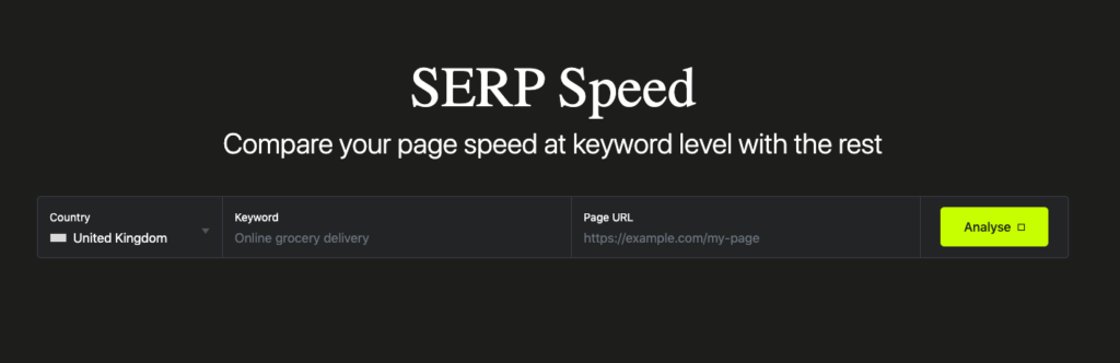 Reddico SerpSpeed