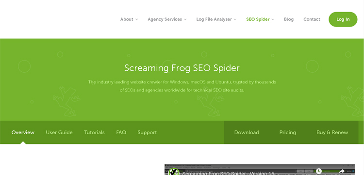 Screaming Frog SEO Spider