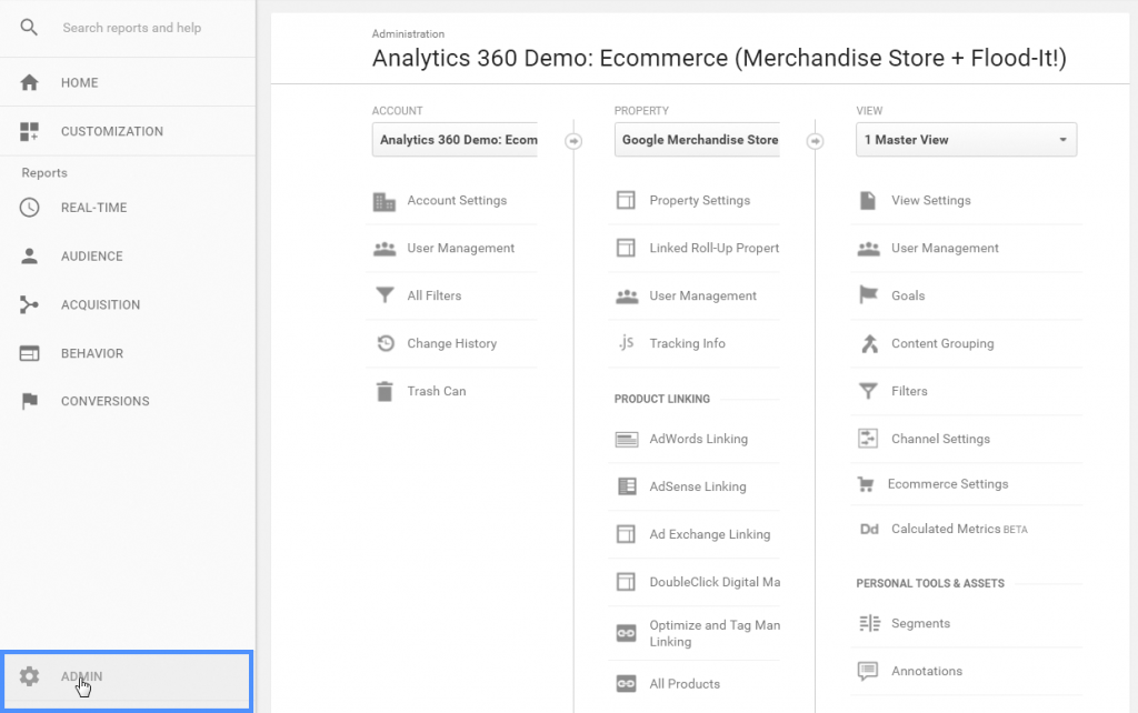 Analytics Tracking Info