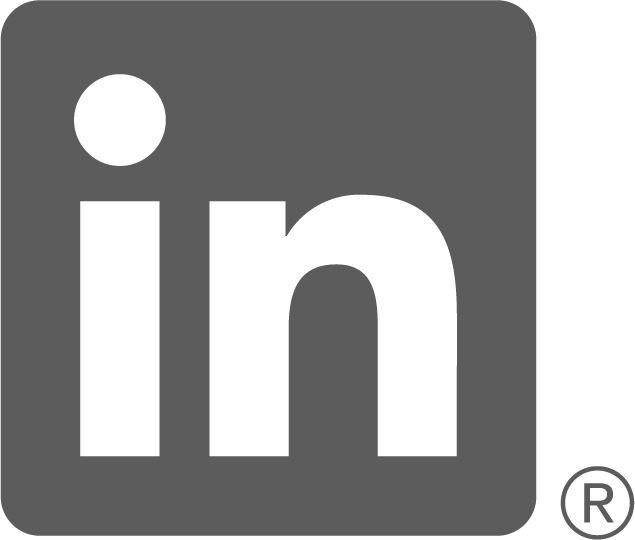 LinkedIn Logo Black & White PNG