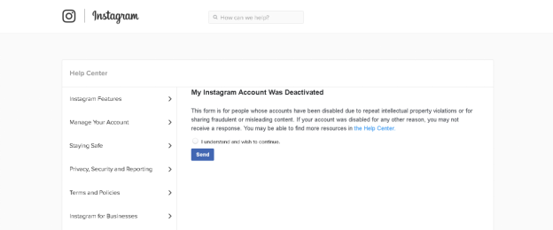 recover Instagram account Guideline