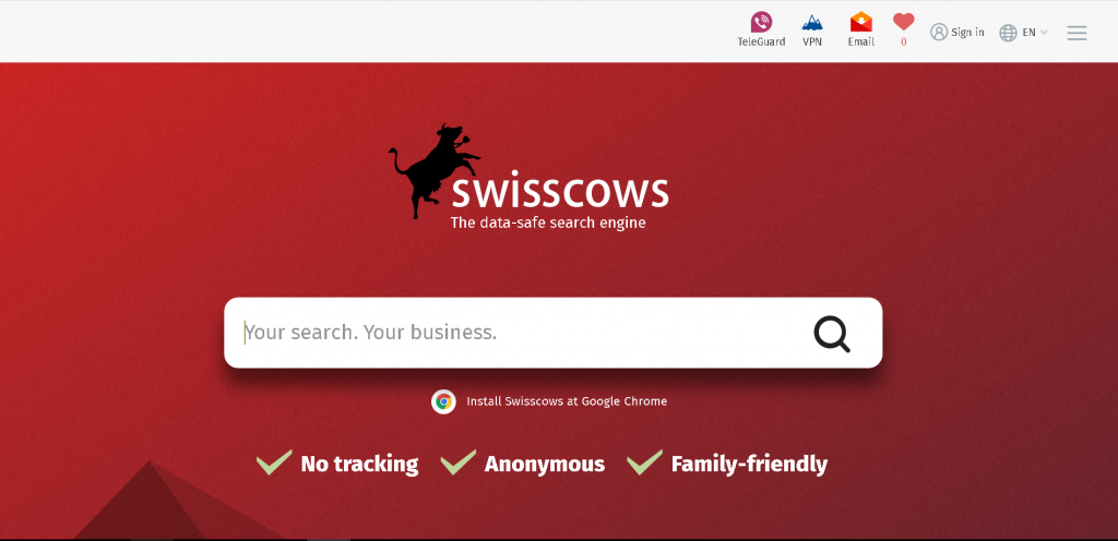 Swisscows Search Engine
