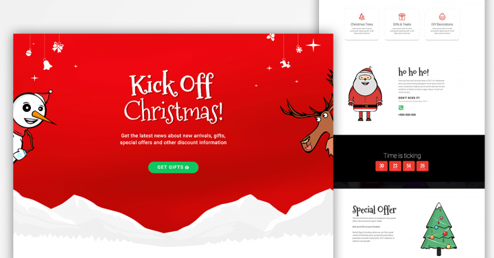 Christmas Themed Website
