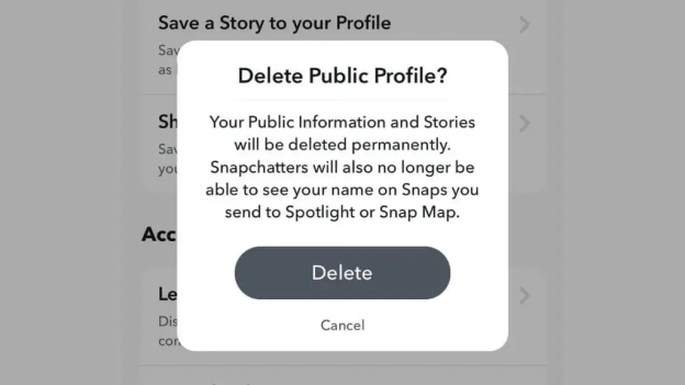 Delete Public Profile