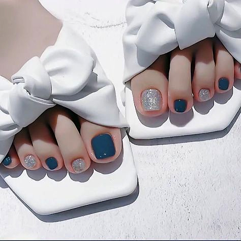 Painted Toe Nails