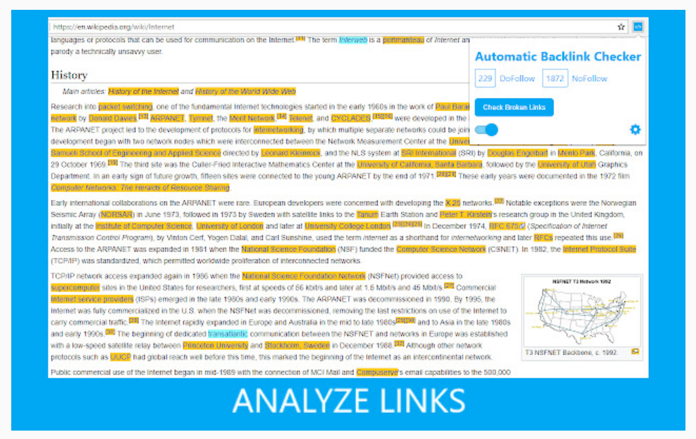 Automatic Backlink Checker