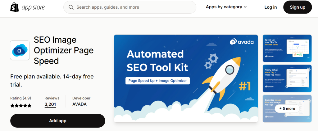 SEO Image Optimizer Page Speed - AVADA