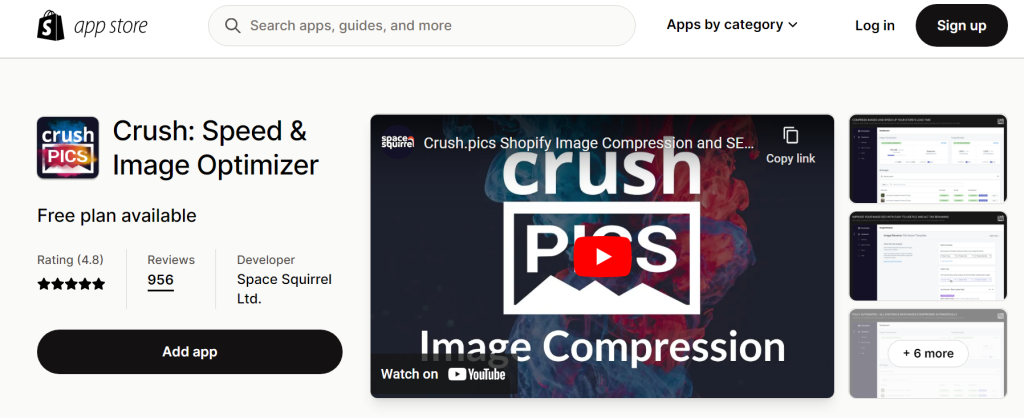 Crush: Speed & Image Optimizer - Space Squirrel