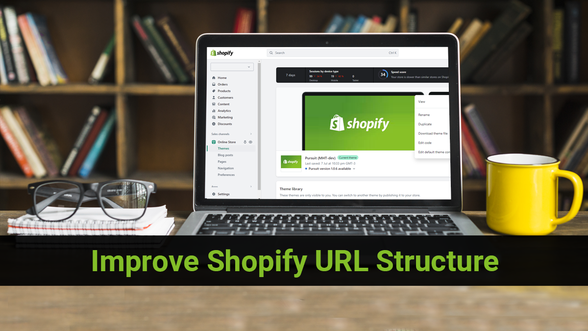 Can you change the Shopify URL Structure