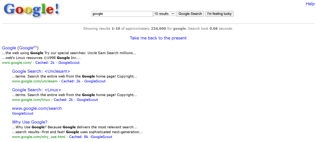 History of Google 