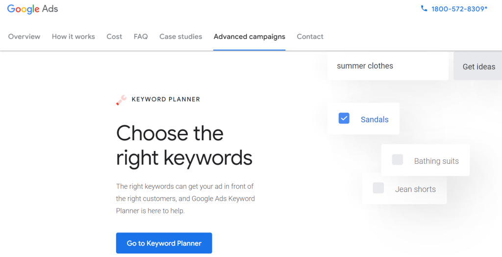 Google Keyword Planner