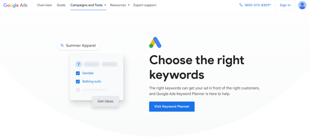 Google Keyword Planner