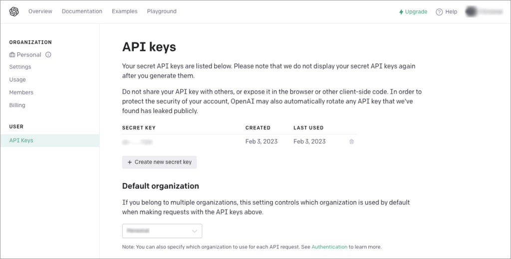 API Keys