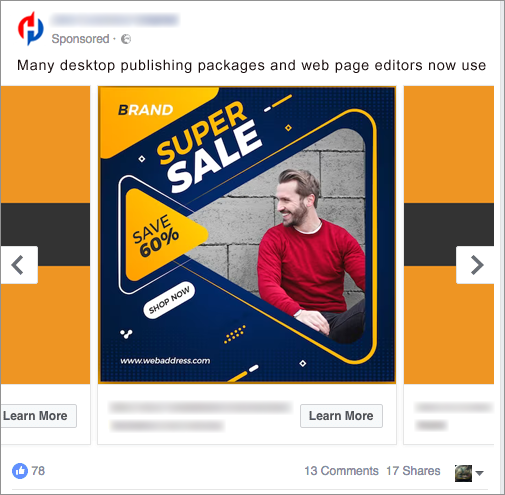 Facebook Carousel Ads