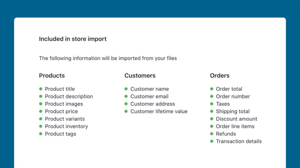 Migration Using an Import App