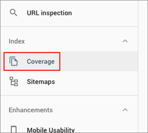 URL Inspection Coverage