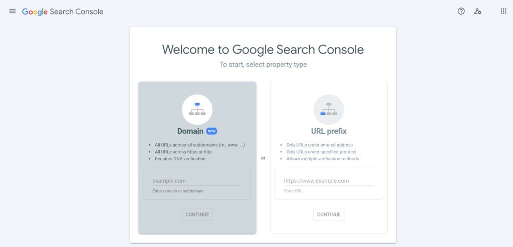 Google Search Console Account