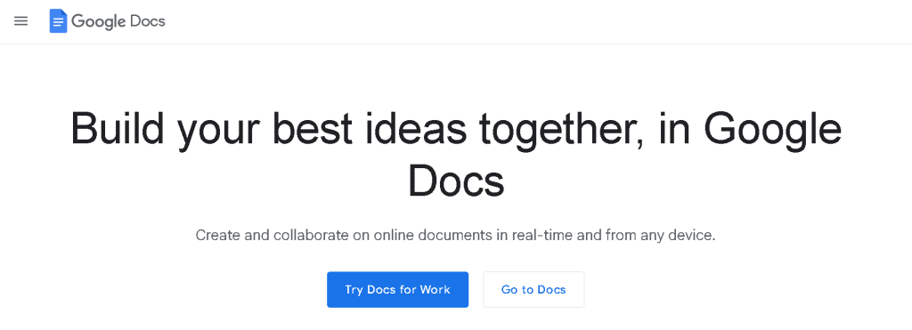 Google Docs
