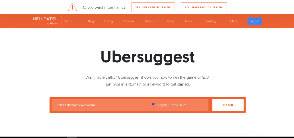 Ubersuggest