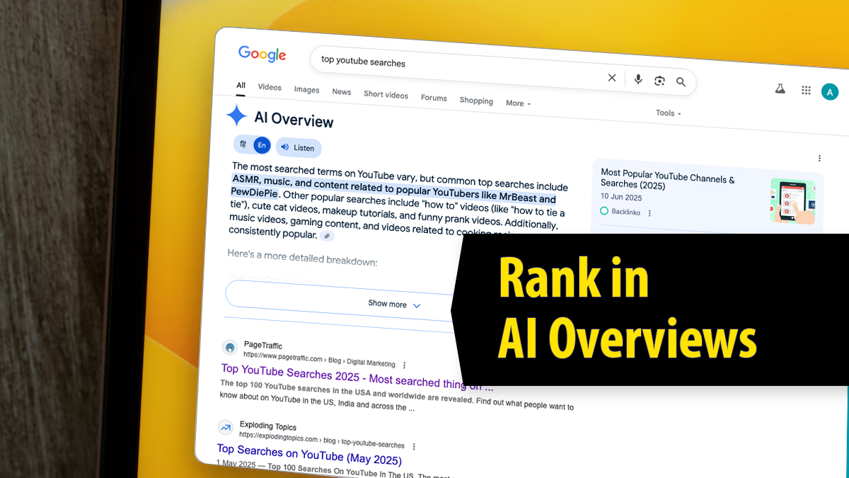How to Rank in AI Overviews