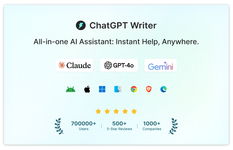 chatgpt writer