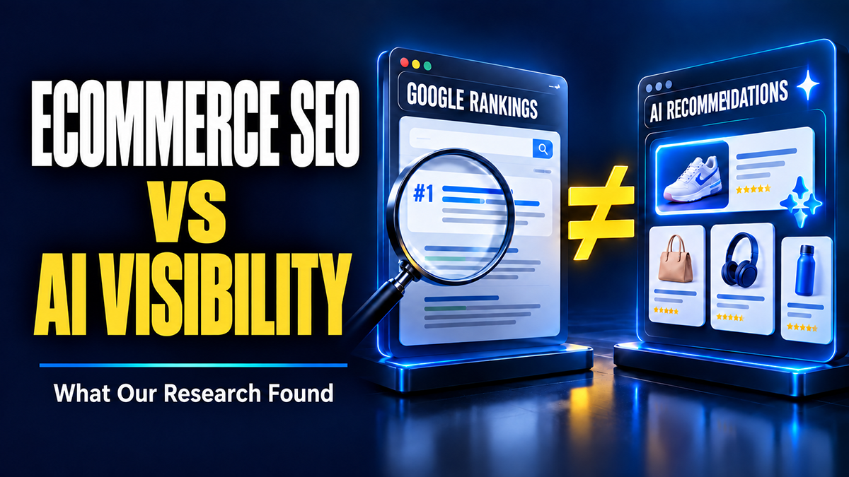 Ecommerce SEO Is Not AI Visibility